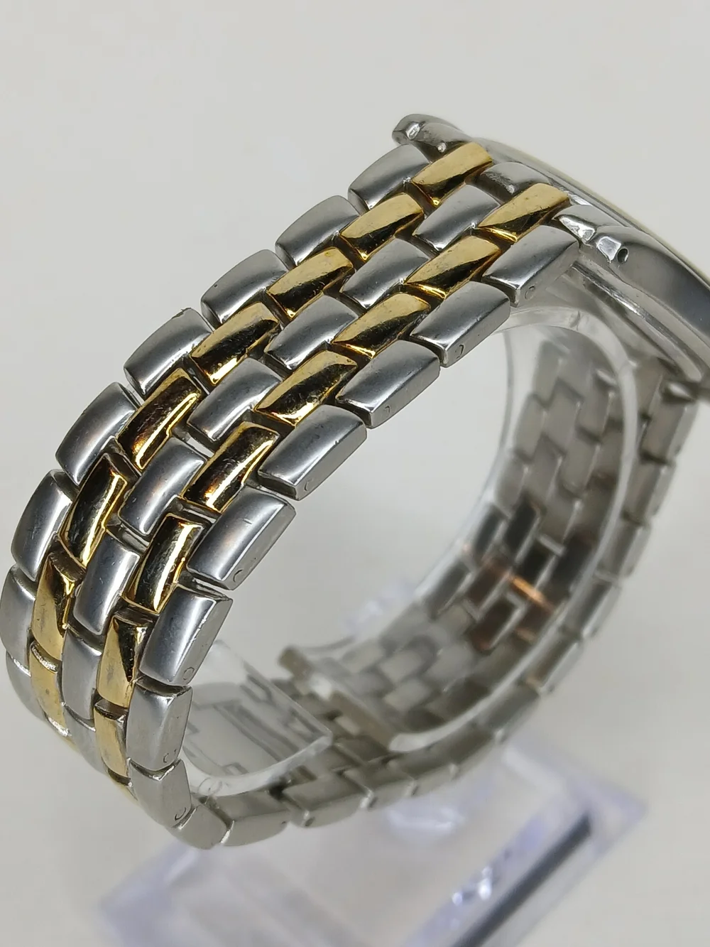 Michelli Collection Watch Two Tone Gold Dial Japan Movt Stainless Back Quartz